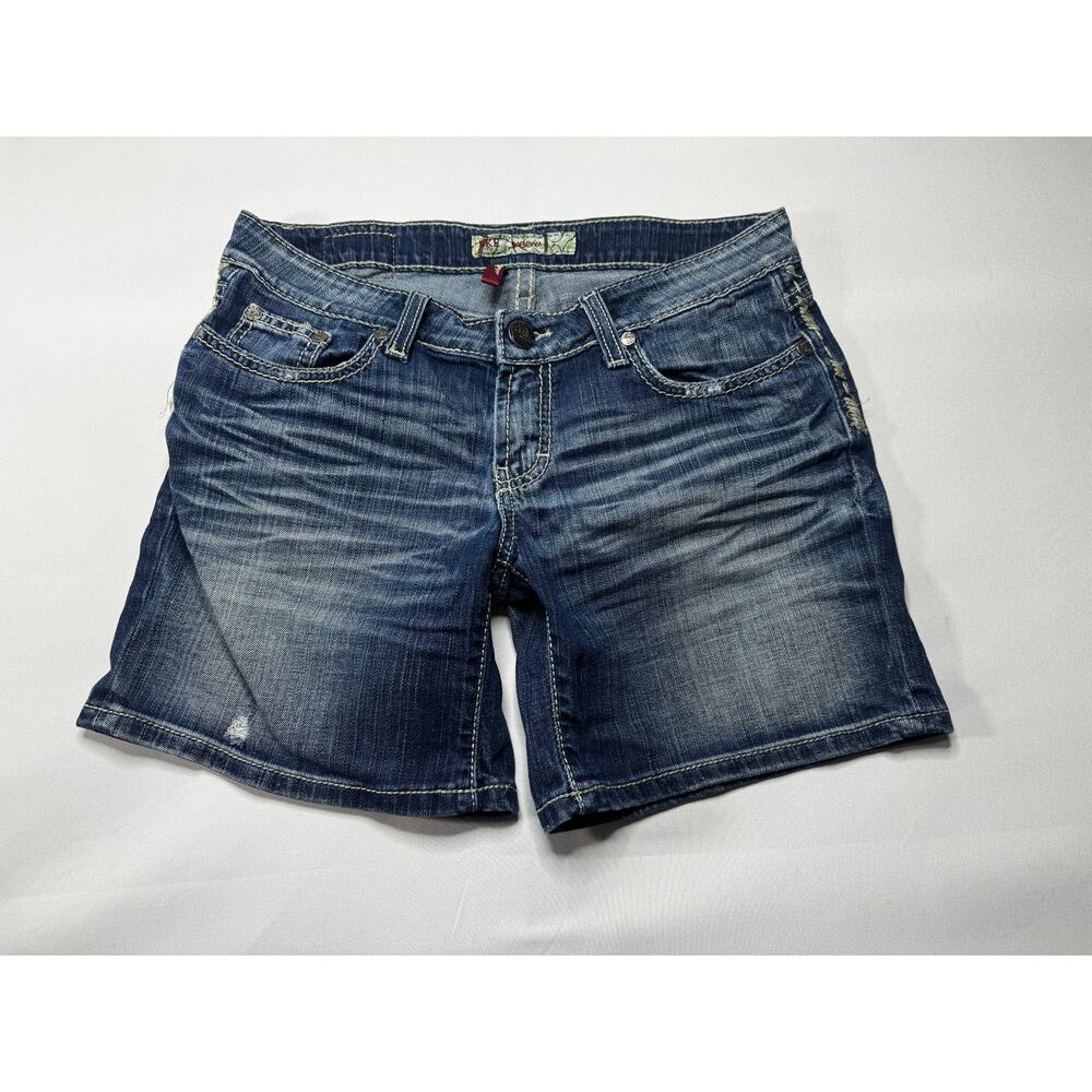 BKE Women's Blue Denim Shorts